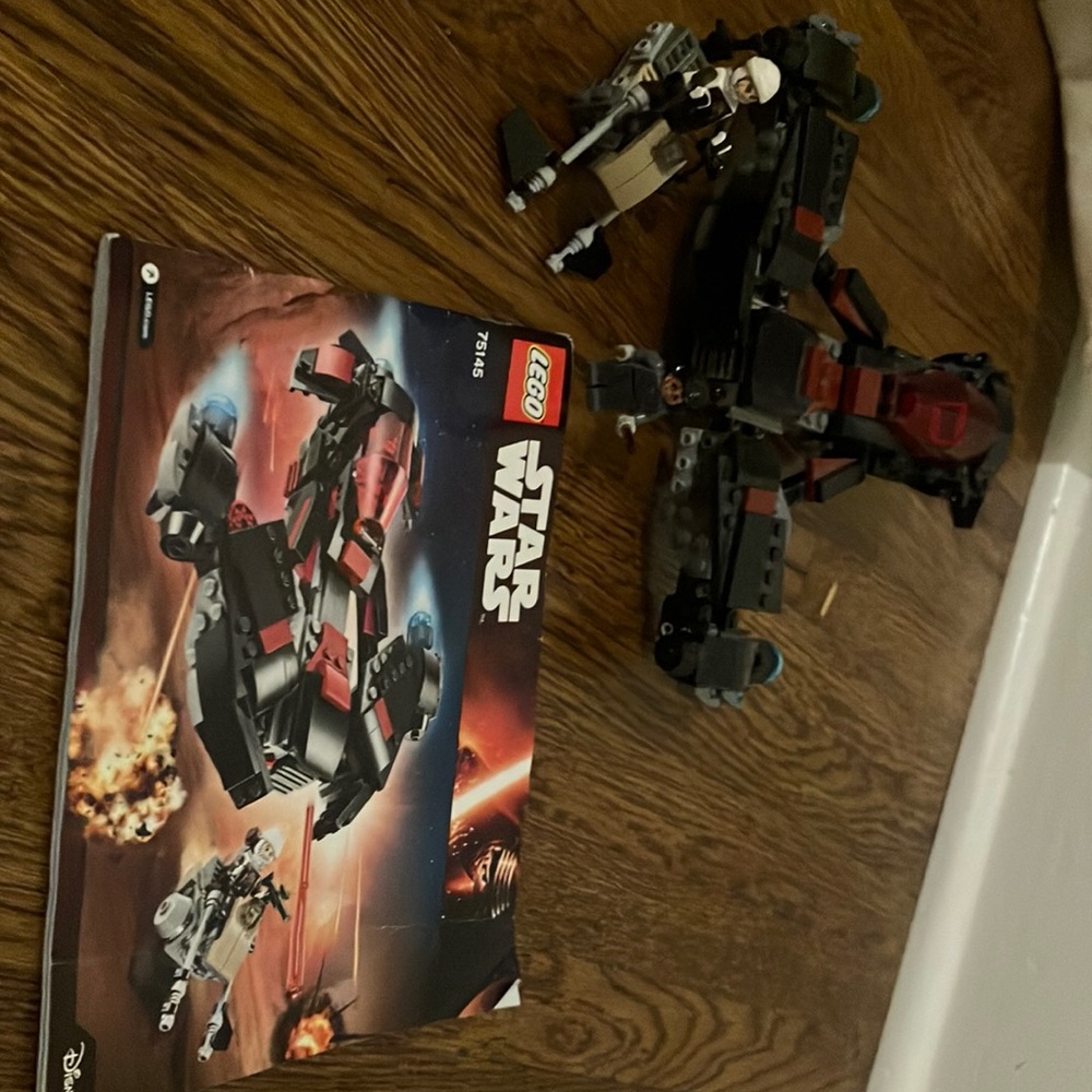 Lego Star Wars Eclipse Fighter Prebuilt with Instructions.